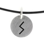 Rune tag Sowilo - s - 16